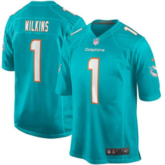 Christian Wilkins Miami Dolphins 2019 NFL Draft First Round Pick Game Jersey – Aqua 2019