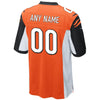 Image of Cincinnati Bengals Alternate Custom Game Jersey – Orange 2019