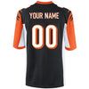 Image of Cincinnati Bengals Custom Game Jersey - Black 2019