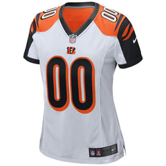 Cincinnati Bengals Women's Custom Game Jersey – White 2019