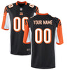 Image of Cincinnati Bengals Youth Custom Game Jersey - Black 2019