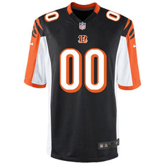 Cincinnati Bengals Youth Custom Game Jersey - Black 2019