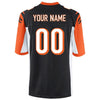 Image of Cincinnati Bengals Youth Custom Game Jersey - Black 2019