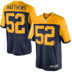 Clay Matthews Green Bay Packers Limited Alternate Jersey - Navy Blue 2019