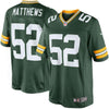 Image of Clay Matthews Green Bay Packers Team Color Limited Jersey - Green 2019