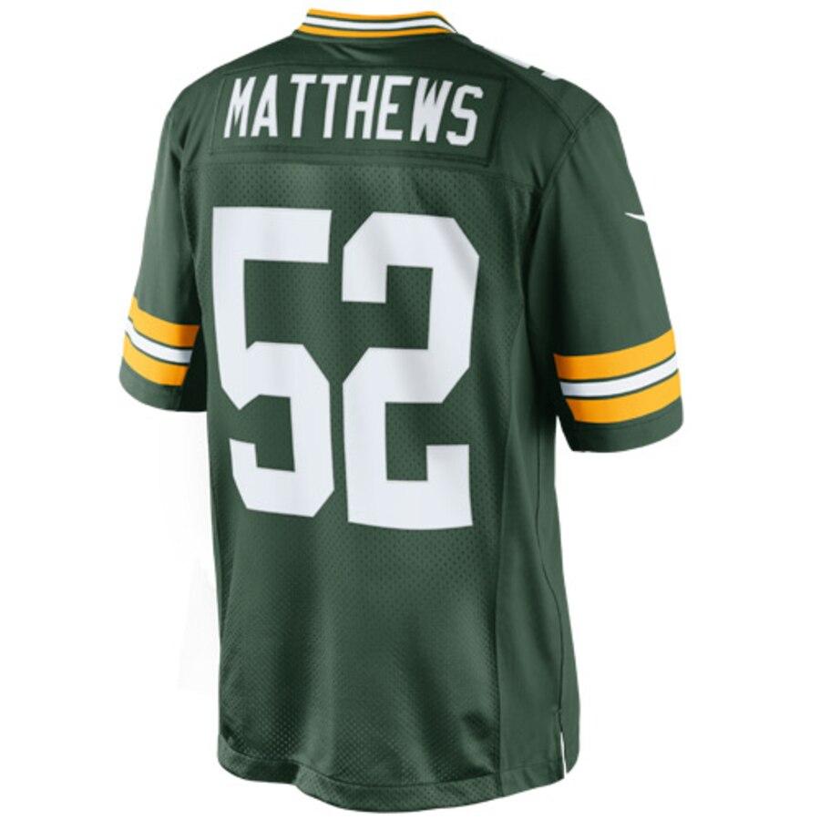 Clay Matthews Green Bay Packers Team Color Limited Jersey - Green 2019