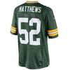 Image of Clay Matthews Green Bay Packers Team Color Limited Jersey - Green 2019