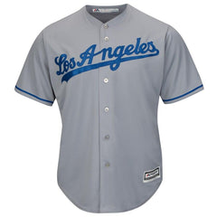 Clayton Kershaw Los Angeles Dodgers Majestic World Series Cool Base Player Jersey – Gray 2019