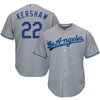 Image of Clayton Kershaw Los Angeles Dodgers Majestic Cool Base Player Jersey - Gray 2019