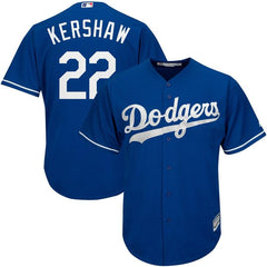 Clayton Kershaw Los Angeles Dodgers Majestic Official Cool Base Player Jersey - Royal 2019