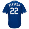 Image of Clayton Kershaw Los Angeles Dodgers Majestic Official Cool Base Player Jersey - Royal 2019