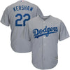 Image of Clayton Kershaw Los Angeles Dodgers Majestic Road Official Cool Base Player Replica Jersey - Gray 2019