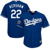 Image of Clayton Kershaw Los Angeles Dodgers Majestic World Series Cool Base Player Jersey – Royal 2019
