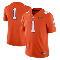 Clemson Tigers College Football Playoff Game Jersey – Orange 2019