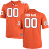 Image of Clemson Tigers Youth Custom Team Color Jersey - Orange 2019