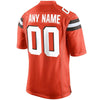 Image of Cleveland Browns Mens Orange Custom Game Jersey 2019