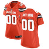 Image of Cleveland Browns Womens Orange Custom Game Jersey 2019