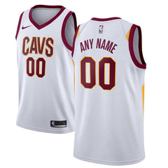Cleveland Cavaliers Custom Swingman Jersey White - Association Edition 2019