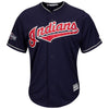 Image of Cleveland Indians Majestic Alternate 2016 Postseason Cool Base Replica Team Jersey - Navy 2019
