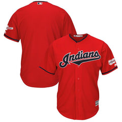 Cleveland Indians Majestic Alternate 2019 All-Star Game Patch Cool Base Team Jersey – Scarlet 2019