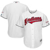 Image of Cleveland Indians Majestic Home 2019 All-Star Game Patch Cool Base Team Jersey – White 2019