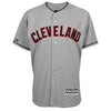 Image of Cleveland Indians Majestic Official Cool Base Jersey - Gray 2019