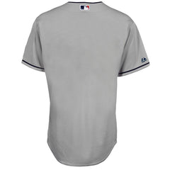 Cleveland Indians Majestic Official Cool Base Jersey - Gray 2019