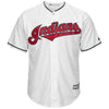 Image of Cleveland Indians Majestic Official Cool Base Jersey - White 2019