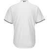 Image of Cleveland Indians Majestic Official Cool Base Jersey - White 2019