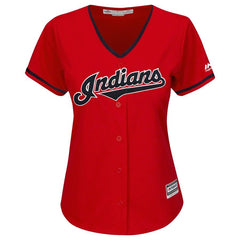 Cleveland Indians Majestic Women's Alternate 2019 Cool Base Team Jersey – Scarlet 2019