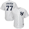 Image of Clint Frazier New York Yankees Majestic Home Cool Base Replica Player Jersey - White 2019