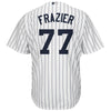 Image of Clint Frazier New York Yankees Majestic Home Cool Base Replica Player Jersey - White 2019
