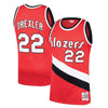 Image of Clyde Drexler Portland Trail Blazers Mitchell &amp; Ness Hardwood Classics Swingman Jersey – Red 2019