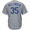 Image of Cody Bellinger Los Angeles Dodgers Majestic Cool Base Player Replica Jersey – Gray 2019