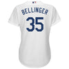 Image of Cody Bellinger Los Angeles Dodgers Majestic Women's Cool Base Player Jersey - White 2019