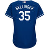 Image of Cody Bellinger Los Angeles Dodgers Majestic Women's Cool Base Replica Player Jersey – Royal 2019