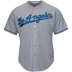 Cody Bellinger Los Angeles Dodgers Majestic Wordmark Cool Base Player Replica Jersey – Gray 2019