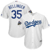 Image of Cody Bellinger Los Angeles Dodgers Majestic World Series Cool Base Player Jersey – White 2019