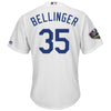 Image of Cody Bellinger Los Angeles Dodgers Majestic World Series Cool Base Player Jersey – White 2019