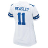 Image of Cole Beasley Dallas Cowboys Women's Game Jersey - White 2019