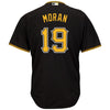 Image of Colin Moran Pittsburgh Pirates Majestic Alternate Cool Base Player Jersey – Black 2019
