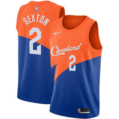 Collin Sexton Cleveland Cavaliers City Edition Swingman Jersey – Blue 2019