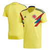 Image of Colombia National Team Home Replica Blank Jersey - Yellow 2019