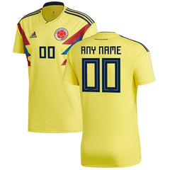 Colombia National Team Home Replica Custom Jersey - Yellow 2019