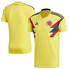 Colombia National Team Youth Home Replica Blank Jersey - Yellow 2019