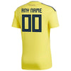 Image of Colombia National Team Youth Home Replica Custom Jersey - Yellow 2019