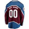 Image of Colorado Avalanche Home Breakaway Custom Jersey - Maroon 2019