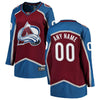 Image of Colorado Avalanche Women's Home Breakaway Custom Jersey - Maroon 2019