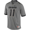 Image of Colorado Buffaloes Game Football Jersey – Gray 2019