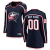 Image of Columbus Blue Jackets Women's Home Breakaway Custom Jersey - Navy 2019